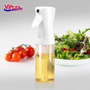 SET 2 STICLE CU PULVERIZATOR ULEI/OTET 200 ML, ALB SI NEGRU - Img 5