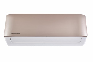 Aparat de aer conditionat HEINNER ONIX HAC-CO12WFN-GD, 12000 BTU, WiFi, clasa energetica: racire A++/incalzire A+, functii: Super-ionizare, "Follow me", ECO, Turbo, filtru cu densitate ridicata, auto curatare, panel auriu. - Img 3