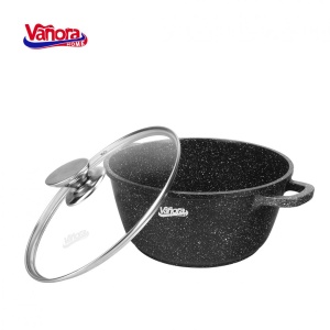 CRATITA ALUMINIU TURNAT 20x8.5CM, 2.6 L, CLASSIC, VANORA HOME - Img 3