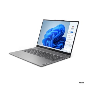 Laptop Lenovo IdeaPad 5 2-in-1 16AHP9, 16" WUXGA (1920x1200) IPS 300nits Glossy, 45% NTSC, 60Hz, TÜV Low Blue Light, Glass, Touch, AMD Ryzen™ 7 8845HS (8C / 16T, 3.8 / 5.1GHz, 8MB L2 / 16MB L3), video Integrated AMD Radeon™ 780M Graphics, RAM 16GB - Img 2