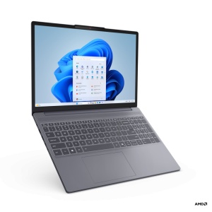 Laptop Lenovo IdeaPad Slim 3 15ARP10, 15.3" WUXGA (1920x1200) IPS 300nits Anti-glare, 45% NTSC, 60Hz, AMD Ryzen™ 5 7535HS (6C / 12T, 3.3 / 4.55GHz, 3MB L2 / 16MB L3), video Integrated AMD Radeon™ 660M Graphics, RAM 8GB Soldered DDR5-4800 + 16GB SO-DIMM
