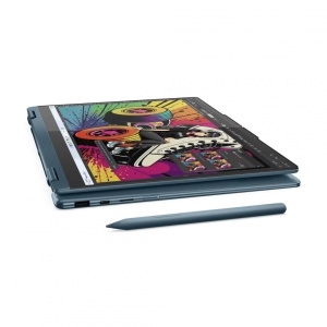 Laptop Lenovo Yoga 7 2-in-1 14AKP10, 14" 2.8K WQXGA+ (2880x1800) OLED 1100nits (peak) / 500nits (typical) Glossy / Anti-fingerprint, 100% DCI-P3, 120Hz, Dolby Vision®, TÜV Low Blue Light, DisplayHDR™ True Black 1000, Glass, Touch, AMD Ryzen™ AI 7 350 (8C - Img 4