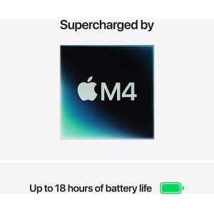 MacBook Air 13.6" Retina/Apple M4 (CPU 10-core, GPU 8-core, Neural Engine 16-core)/16GB/256GB - Starlight - US KB (2025) 30W USB C ( CTO from MW0Y3RO/A) - Img 4