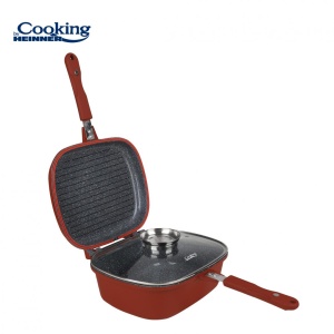 TIGAIE DUBLA ALUMINIU 30x12.5CM,CALABRIA, COOKING BY HEINNER - Img 2