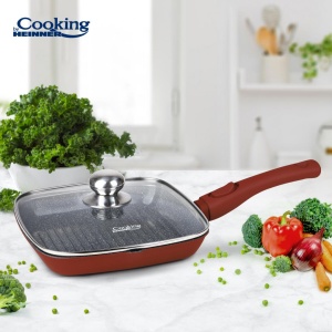TIGAIE GRILL ALUMINIU TURNAT+CAPAC 24x4 CM,CALABRIA, COOKING BY HEINNER - Img 6
