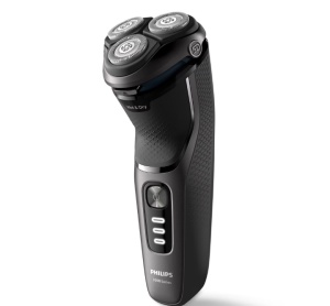 Aparat de ras PHILIPS Shaver Seria 3000 S3343/13, Barbierit umed şi uscat, Fara fir, Capete 5D pivotante si flexibile, Lame autoascutire, 60 min, Sistem de barbierire anticoroziune, Capac de protectie, Suport de incarcare, Negru, L x A x I (mm) 80x140x190 - Img 3