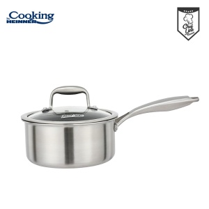 CASEROLA CU CAPAC, 16x8.5 CM, 1.6 L, TITANIUM3, COOKING BY HEINNER - Img 2