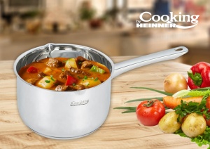 CASEROLA INOX 20x12.5 CM, 3.6 L, COOKING BY HEINNER - Img 3