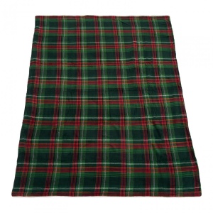 PATURA FLEECE150X200 CM-CAROURI VERZI - Img 2