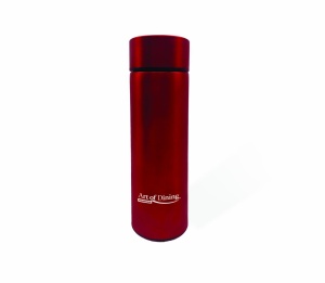TERMOS INOX 450 ML, CU INDICATOR LED PENTRU TEMPERATURA, ROSU, ART OF DINNING BY HEINNER - Img 3