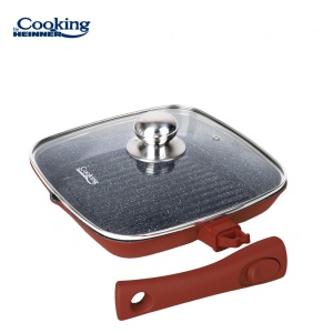 TIGAIE GRILL ALUMINIU TURNAT+CAPAC 24x4 CM,CALABRIA, COOKING BY HEINNER - Img 3