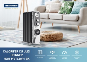 CALORIFER CU ULEI HEINNER HOH-MVT13WH-BK - Img 5