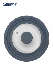 CAPAC STICLA CU MARGINE DIN SILICON AJUSTABILA PE 3 DIMENSIUNI 22/24/26 CM, COOKING BY HEINNER - Img 3
