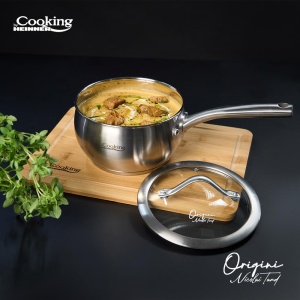 CASEROLA INOX+ CAPAC 16X9 CM, 1.8 L, NICOLAI TAND, ORIGINI, COOKING BY HEINNER - Img 4