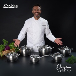 CASEROLA INOX+ CAPAC 16X9 CM, 1.8 L, NICOLAI TAND, ORIGINI, COOKING BY HEINNER - Img 7