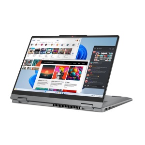 Laptop Lenovo IdeaPad 5 2-in-1 14IRH9, 14" WUXGA (1920x1200) OLED 400nits Glossy, 100% DCI-P3, 60Hz, TÜV Low Blue Light, Glass, Touch, Intel Core i5-13420H, 8C (4P + 4E) / 12T, P-core 2.1 / 4.6GHz, E-core 1.5 / 3.4GHz, 12MB, video Integrated Intel UHD - Img 8