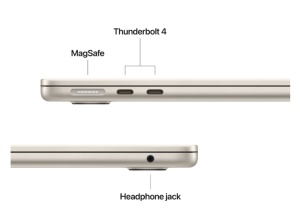 MacBook Air 13.6" Retina/Apple M4 (CPU 10-core, GPU 10-core, Neural Engine 16-core)/24GB/512GB - starlight - INT KB (2025) - Img 3