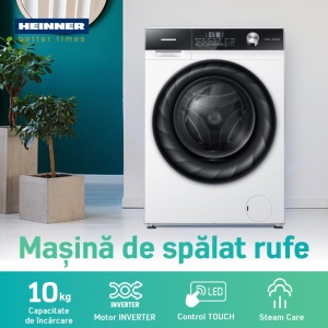 MASINA DE SPALAT RUFE HEINNER HWM-H1014IVKA+++ - Img 2