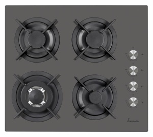 PLITA INCORPORABILA FRAM FBH-V4IWF-GVG, GAZ, 4 ARZATOARE, ARZATOR WOK, CONTROL LATERAL, APRINDERE ELECTRICA INTEGRATA, SISTEM SIGURANTA GAZ, GRATAR FONTA, DUZE INCLUSE, 58x51 cm, STICLA GRI VICTORIA