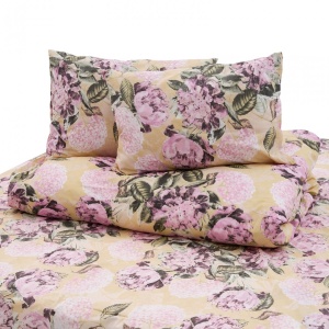 Set de pat king size bumbac,92 gsm,Peony - Img 6