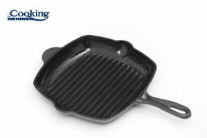 TIGAIE GRILL FONTA EMAILATA 26.5 X 4.5 CM, MARBLE GREY, COOKING BY HEINNER - Img 2