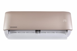 Aparat de aer conditionat HEINNER ONIX HAC-CO12WFN-GD, 12000 BTU, WiFi, clasa energetica: racire A++/incalzire A+, functii: Super-ionizare, "Follow me", ECO, Turbo, filtru cu densitate ridicata, auto curatare, panel auriu. - Img 4