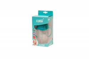Biberon din Sticla 120 ml Gat Larg U-GROW A-1055 - Img 2