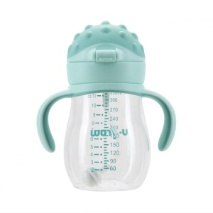 Cana cu pai si manere, tritan 330 ml, U-Grow - Img 3