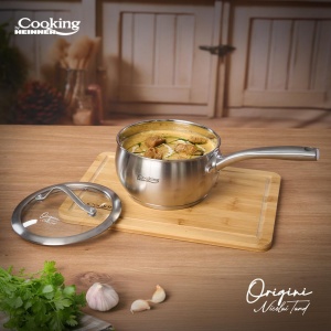 CASEROLA INOX+ CAPAC 16X9 CM, 1.8 L, NICOLAI TAND, ORIGINI, COOKING BY HEINNER - Img 3