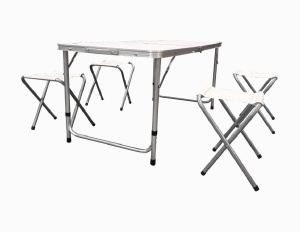 HEINNER SET 4 SCAUNE+MASA PLIABILA SERVIETA