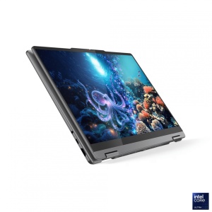 Laptop Lenovo Yoga 7 2-in-1 14ILL10, 14" WUXGA (1920x1200) OLED 600nits (peak) / 400nits (typical) Glossy / Anti-fingerprint, 100% DCI-P3, 60Hz, Dolby Vision®, TÜV Low Blue Light, DisplayHDR™ True Black 500, Glass, Touch, Intel® Core Ultra 7 256V, 8C (4P - Img 9