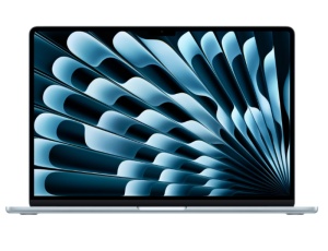 MacBook Air 15.3" Retina/Apple M4 (CPU 10-core, GPU 10-core,NeuralEngine 16-core)/16GB/256GB - Sky Blue - US English (2025) (cto from MC7A4RO/A)