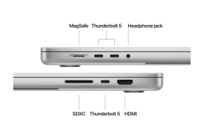 MacBook Pro 16.2"/Apple M4 Max (CPU 16-core, GPU 40-core, Neural Engine 16-core)/48GB/1TB - Silver - INT KB - Img 2