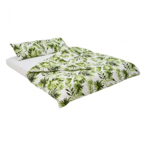 Set de pat king size bumbac, 144 TC,Palm - Img 3