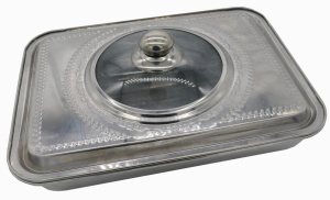 TAVA CUPTOR CU CAPAC, INOX ,35*26*7CM, VANORA HOME - Img 3