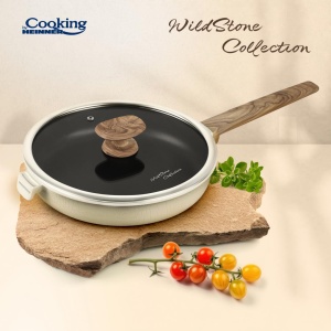 TIGAIE ALUMINIU+CAPAC 26x5.5 CM, WILD STONE, COOKING BY HEINNER - Img 3