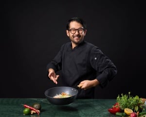 TIGAIE WOK ALUMINIU + CAPAC 28X8 CM, RIKITO WATANABE, SAMURAI GOURMET, COOKING BY HEINNER - Img 8