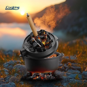 CEAUN FONTA PURA + CAPAC DIA 31.5 CM, 7.5 L, NATURE, COOKING BY HEINNER - Img 9
