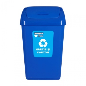 COS GUNOI CAPAC BATANT, RECICLARE ECO 35 L, ALBASTRU, HEINNER CARE - Img 2