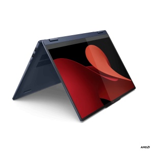 Laptop Lenovo IdeaPad 5 2-in-1 16AHP9, 16" WUXGA (1920x1200) IPS 300nits Glossy, 45% NTSC, 60Hz, TÜV Low Blue Light, Glass, Touch, AMD Ryzen™ 7 8845HS (8C / 16T, 3.8 / 5.1GHz, 8MB L2 / 16MB L3), video Integrated AMD Radeon™ 780M Graphics, RAM 16GB - Img 10