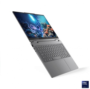 Laptop Lenovo Yoga 7 2-in-1 14ILL10, 14" WUXGA (1920x1200) OLED 600nits (peak) / 400nits (typical) Glossy / Anti-fingerprint, 100% DCI-P3, 60Hz, Dolby Vision®, TÜV Low Blue Light, DisplayHDR™ True Black 500, Glass, Touch, Intel® Core Ultra 7 256V, 8C (4P - Img 6