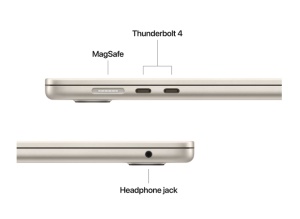 MacBook Air 15.3" Retina/Apple M4 (CPU 10- core, GPU 10- core, Neural Engine 16- core)/16GB/512GB - starlight - INT KB (2025) - Img 2