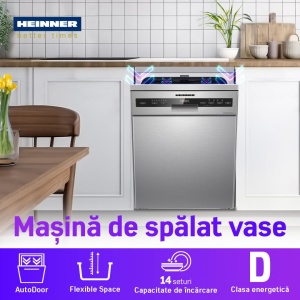 MASINA DE SPALAT VASE HEINNER HDW-FSM60714AXD+++ - Img 3