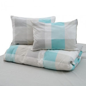 Set de pat king size bumbac,92gsm,Square - Img 5