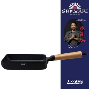 TIGAIE JADE 18X15 CM, RIKITO WATANABE, SAMURAI GOURMET, COOKING BY HEINNER