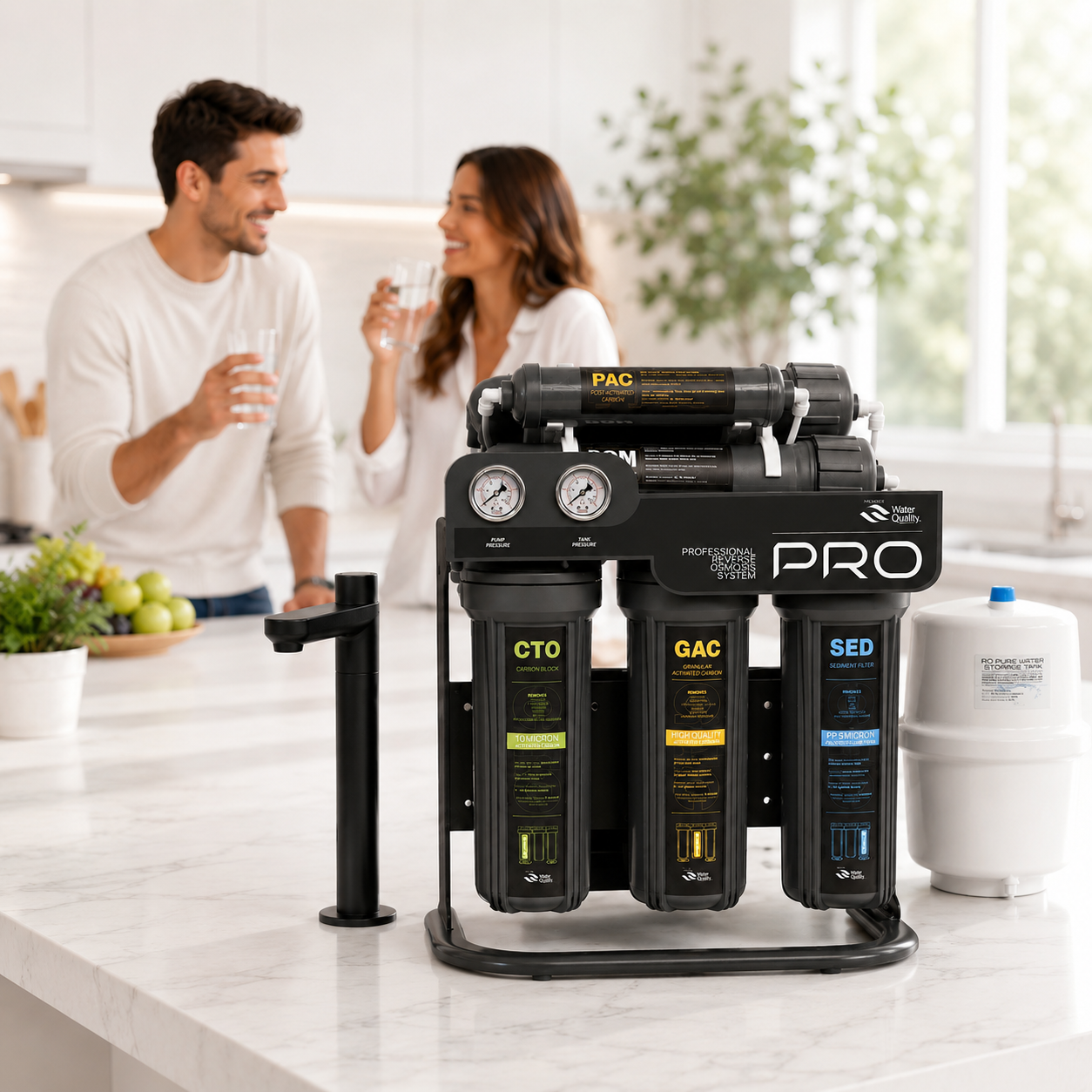 Sistem profesional de osmoză inversă PRO Series – 7 stadii, 300 GPD