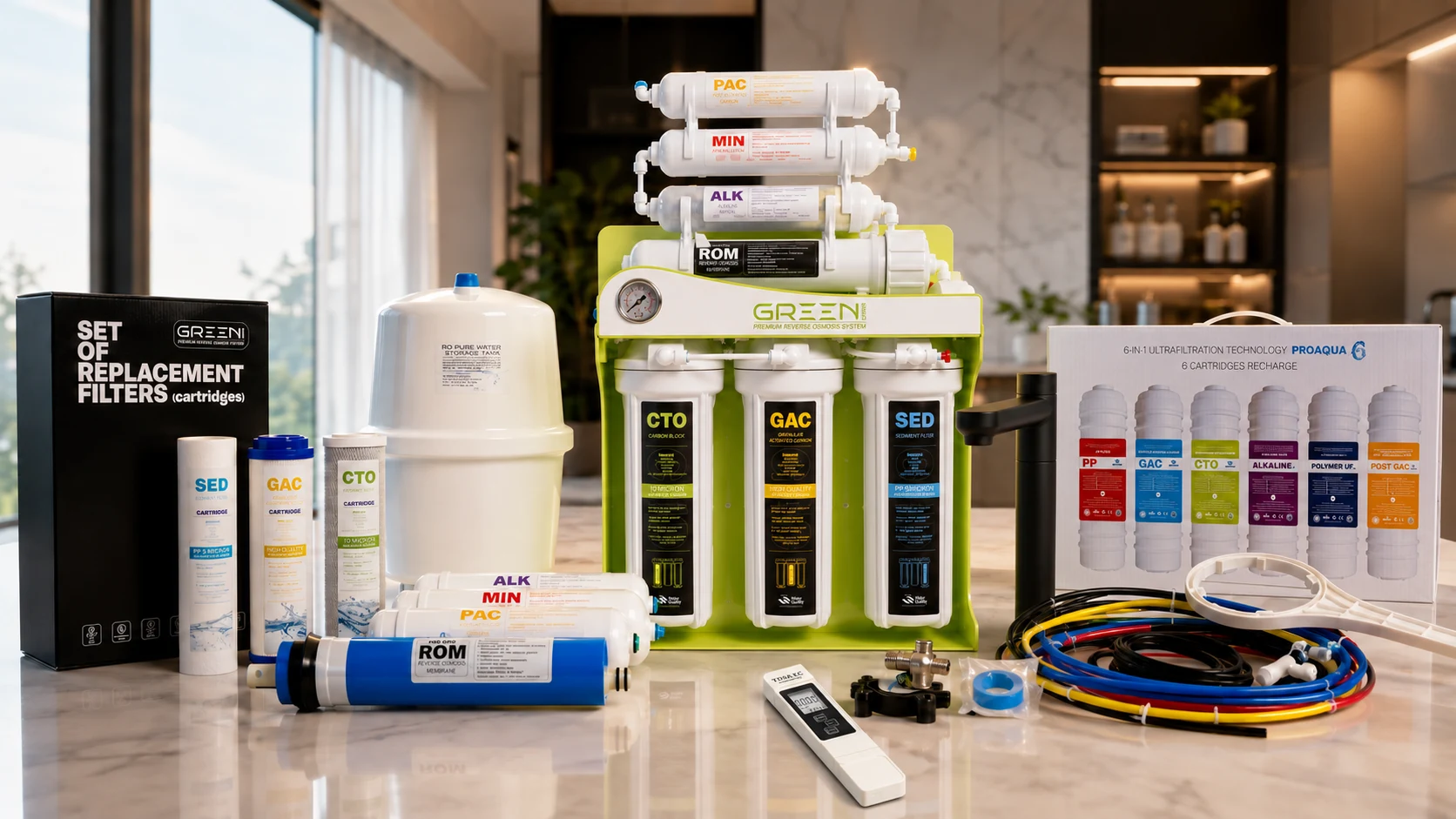 Sisteme, cartușe și accesorii Spectrum Water