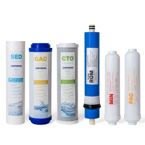 Set cartușe BLUE Series – 6 filtre, membrană 75 GPD - Img 3