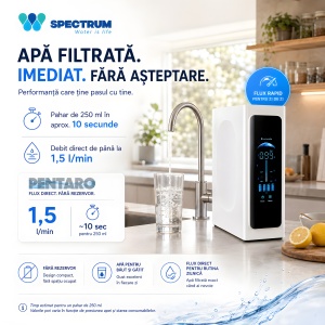 Sistem osmoză inversă PENTARO – 5 stadii, 600 GPD, UV-C - Img 17