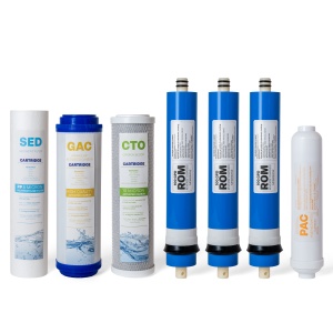 Set cartușe PRO Series – 7 filtre, cu 3 membrane 100 GPD - Img 3